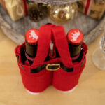 6pcs Big one Christmas Decoration Supplies, Christmas Pants, Gift Bags, Small Pants Candy Bags, Tote Bags, Wine Bottle Sets, Coke Bags - Image 3