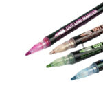 24 Piece Double Line Outline Pen Set Glitter Paint Markers 12 Colors Self-Outline Metallic Shimmer Pens for DIY Crafts Cards - Image 5