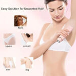 2-in-1 Electric Lady Shaver & Bikini Trimmer Dual Head Waterproof Wet & Dry Body Hair Remover Cordless Razor for Face Legs Underarms Blue - Image 7