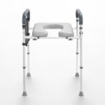 Raised Toilet Seat, 7-Position Height Adjustment 655-805 Mm, 158.7 kg Weight Capacity, with Comfort Padded Aluminum Frame, Universal Toilet Seat Riser, for Elderly, Handicap, Pregnant, Medical - Image 10