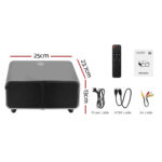 Portable WiFi Projector 1080P – 4K Support, 2.4G/5G, HDMI Home Theatre - Image 6
