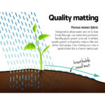Weed Control Mat 0.915m x 100m Black UV Resistant 85gsm Garden Landscape - Image 3