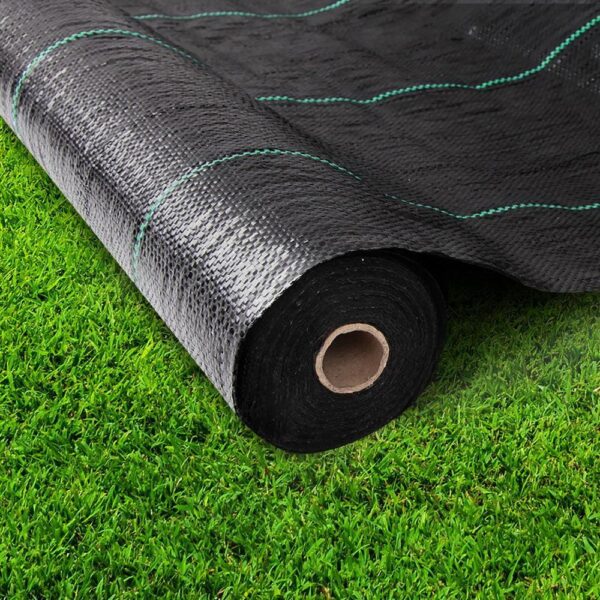Weed Control Mat 0.915m x 100m Black UV Resistant 85gsm Garden Landscape