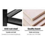 2x Heavy‑Duty 5‑Tier Storage Shelf Rack with Adjustable Beams – 200kg Per Tier - Image 3
