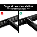 2x Heavy‑Duty 5‑Tier Storage Shelf Rack with Adjustable Beams – 200kg Per Tier - Image 4